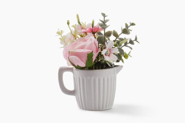 67d046f031c020cba305d7c0f96fc24b.jpg Flower arrangement in a ceramic pot HAPX210296 13x13 cm