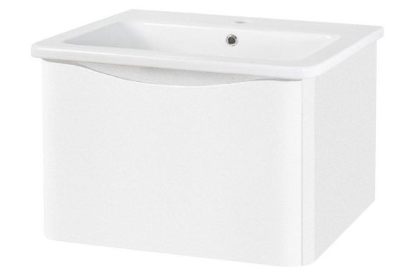 Hanging cabinet RUNO Tuscany 00-00001415 77.4 cm, frame color white, facade white