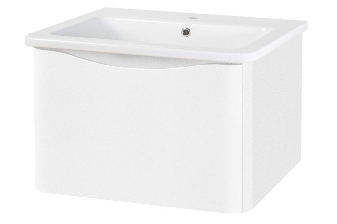 Hanging cabinet RUNO Tuscany 00-00001415 77.4 cm, frame color white, facade white