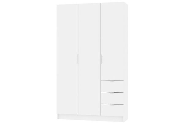 Wardrobe 3-door Loft 120x202.1x41.9 cm