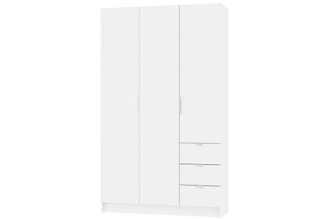 Wardrobe 3-door Loft 120x202.1x41.9 cm