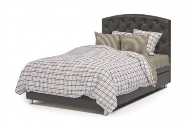 Ottoman with lifting mechanism Premium color chocolate, brown 120x198 cm