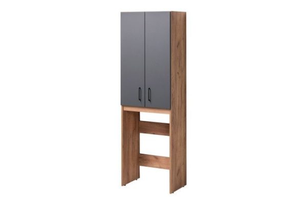 Bathroom cabinet AQUAL Loft Floor-standing, 64.4x198x40 cm, Universal