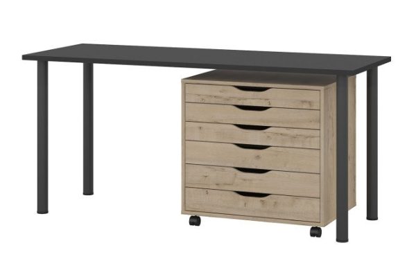 Desk Alexys 140 cm with cabinet