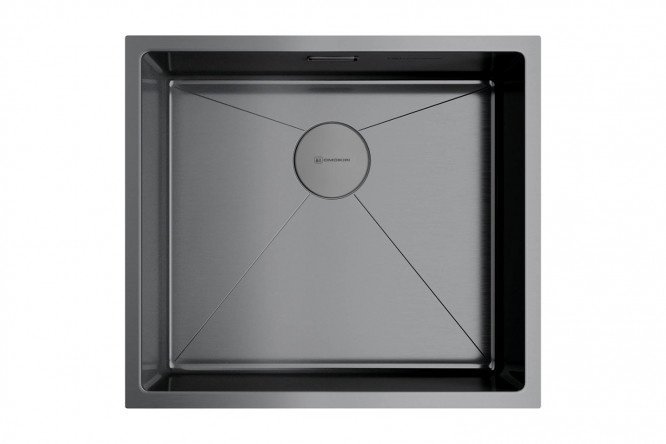 Inset sink OMOIKIRI Taki 49-U/IF-GM 4973524, burnished steel 49x44x20 cm