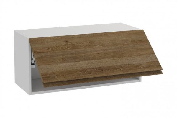 Front for wall cabinet with horizontal opening Nicole 79.6x35.6 cm, color Davos truffle oak