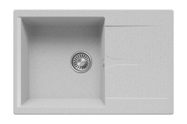 Built-in sink with drainer Gals-760 76x50x20 cm