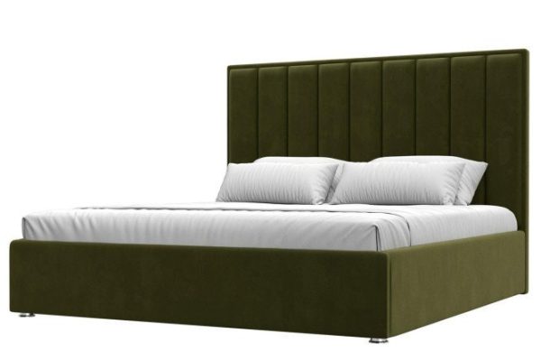 Bed with lifting mechanism Aphrodite color green