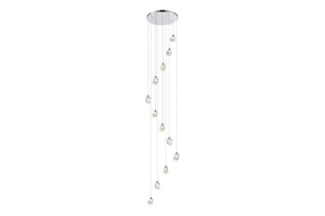 Hanging lamp ST LUCE Cascato 3 sq.m., LED, 12 cm