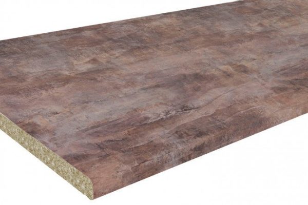 Tabletop Stromboli brown 240x60x2.7 cm