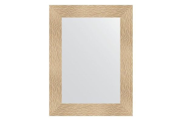 Wall mirror in a baguette frame EVOFORM BY 3053 golden dunes 60x80 cm