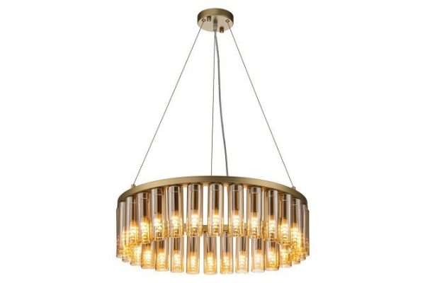 Hanging chandelier Slang LED, 59 cm