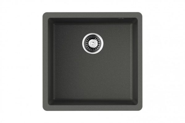 Inset sink OMOIKIRI Bosen 44-U-PL 4997007, platinum 44x44x19 cm