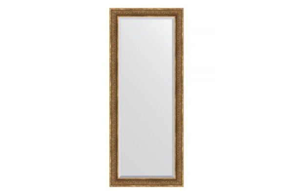 Floor mirror with bevel in a baguette frame EVOFORM BY 6131 bronze monogram 84x204 cm