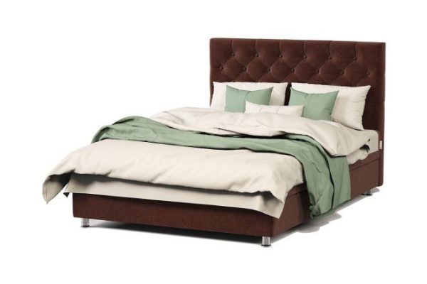 Bed with lifting mechanism Charmel color brown (chocolate) 120x198 cm