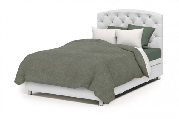 Ottoman with lifting mechanism Premium Lux color white, gray 100x198 cm