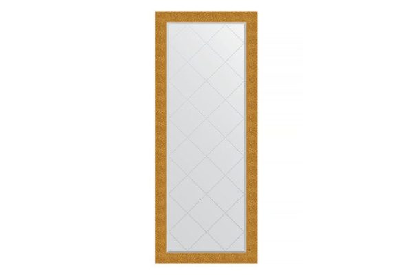 Floor mirror with engraving in a baguette frame EVOFORM BY 6382 embossed gold 81x201 cm