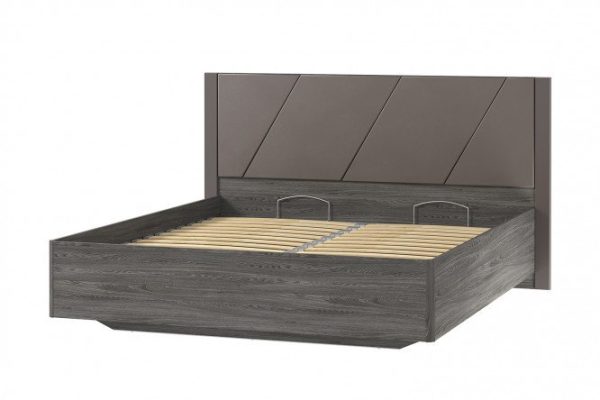 Bed with lifting mechanism Summit color ash anchor dark 180x200 cm