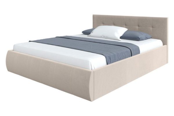 Bed with lifting mechanism Mila color light beige 160x200 cm