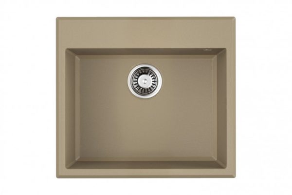 Inset sink OMOIKIRI Tedori 57-CH 4993985, champagne 57x51x20 cm