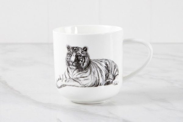 Tiger mug 450 ml, Porcelain