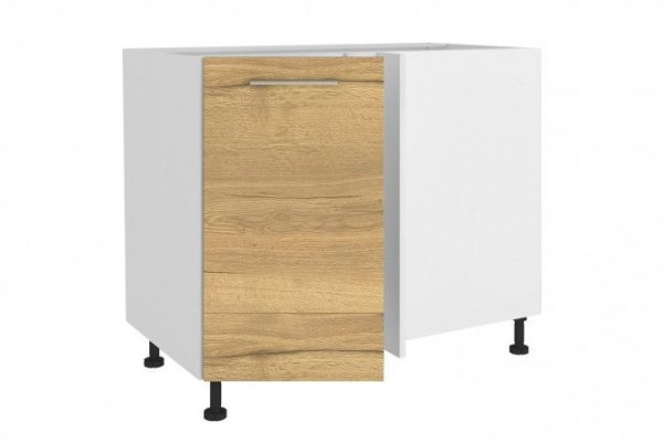 6d7c02517d37ac297d08a46e91bdb6a9.jpg Facade with corner for Amika floor corner cabinet 39.6x71.6 cm, Halifax oak color