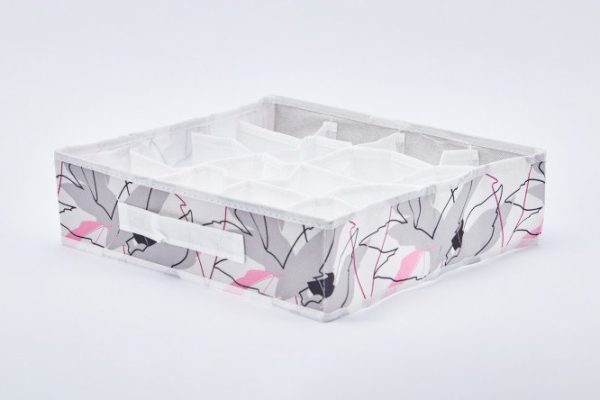 Set of cases MICASA Aqua feather 33x9x33 cm