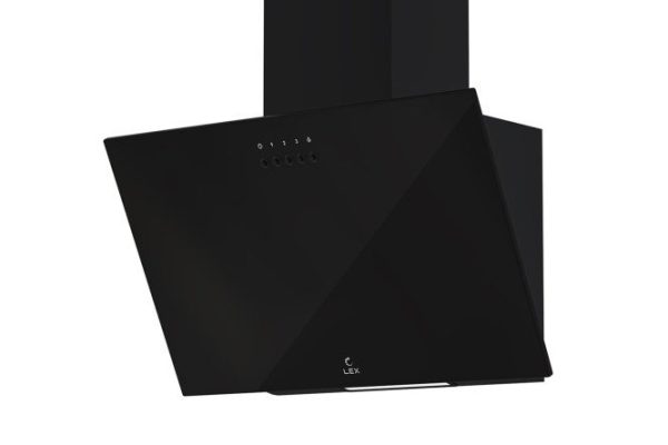Hood LEX Moza 450 black, black, 45x32.8x26.2 cm