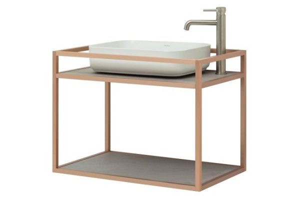 Hanging console Liberty 75 cm, frame color copper brush