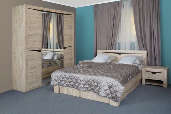 Bedroom set Sorento oak Boniface