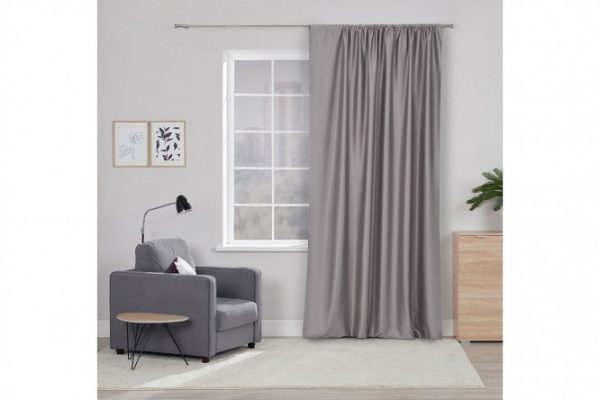 Curtain ESTUDI BLANCO Malfa 180x280 cm, 1 piece, gray