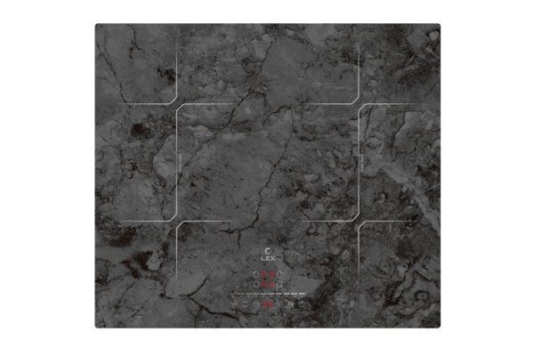 Induction hob LEX EVI 640 F DS, gray marble 59 cm
