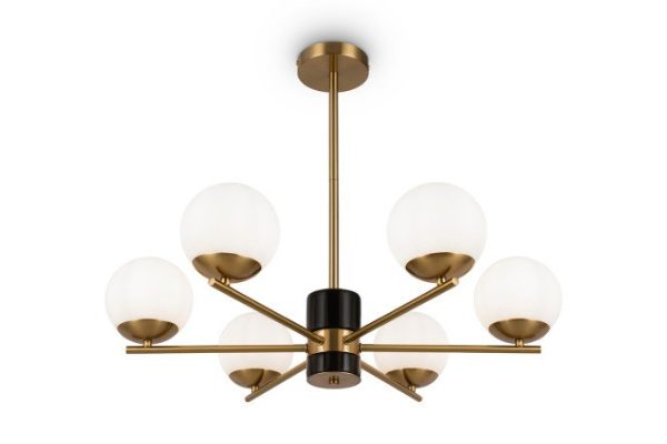 Hanging lamp FREYA Modern Marble 30 sq.m., 67x56x67 cm, E27