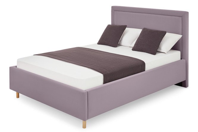 Bed frame Lea color light purple 180x200 cm