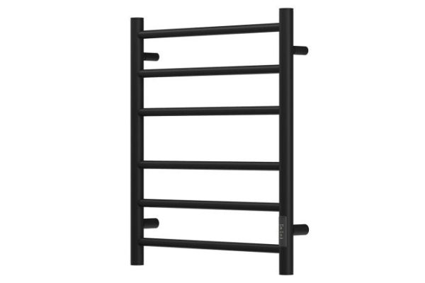 Electric heated towel rail POINT Aurora P6, black PN10856B 53.2x60x8.7 cm