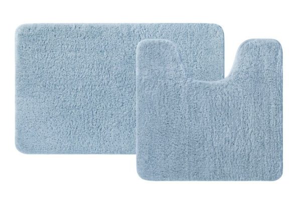Base Bathroom Mat Set 50x80 cm, Microfiber