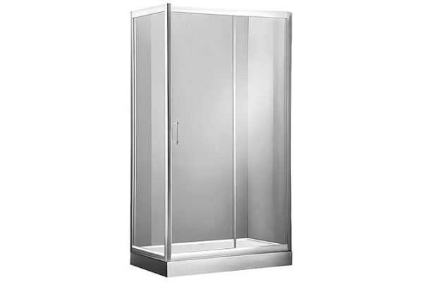 Wall-mounted shower curtain AQUANET Alfa NAA1131