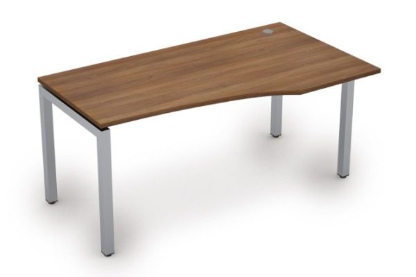 Avance curved table 160x75x90 cm, right