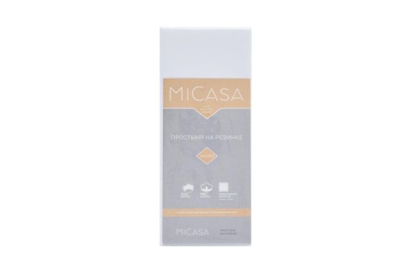 Fitted sheet MICASA Plano Knitwear 160x200 cm