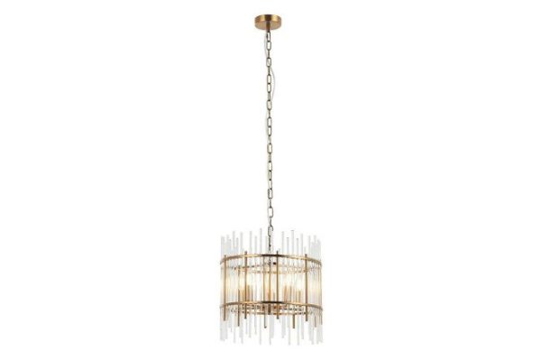 Hanging chandelier STILFORT Washer 10 sq.m., 40x46x40 cm, E14