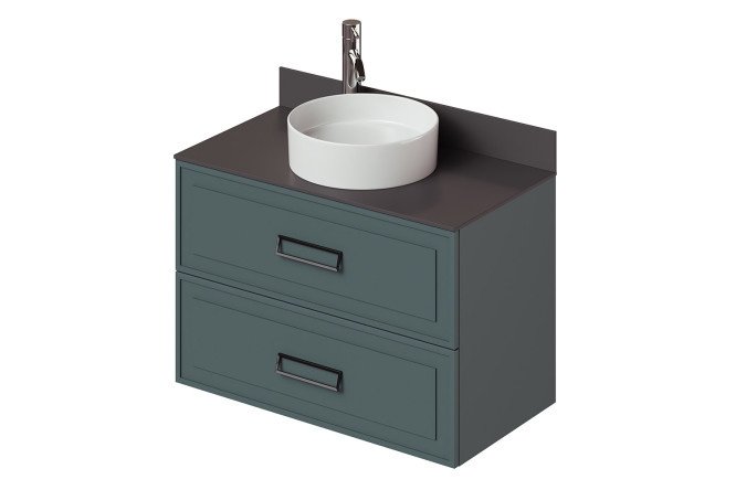 Hanging cabinet Pino 91 cm, frame color velluto avocado, facade velluto avocado