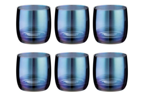 Set of glasses Lefard Blueberry 310 ml, Glass, 6 pcs.