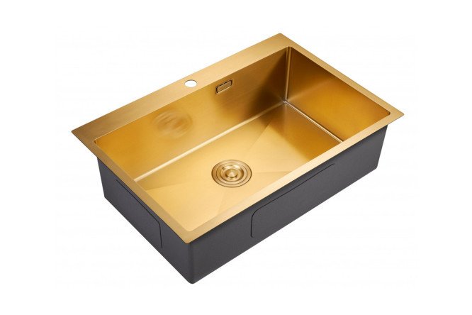 Inset sink MILACIO Steel Denia 750 MC.77508 75x51x22 cm