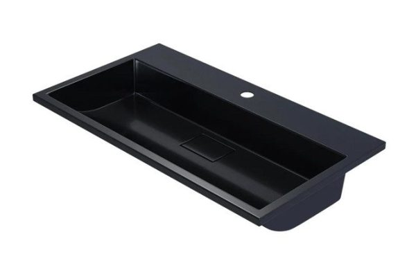 Semi-built-in sink Barsa 3939193463 Semi-built-in, 80x14.5x45 cm