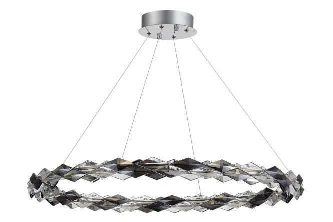 Hanging chandelier ST LUCE Diamanta 11 sq.m., LED, 80 cm