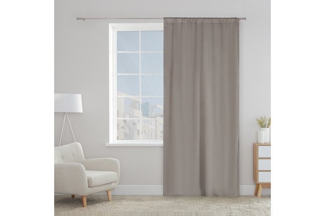 Curtain MICASA Janelle 145x260 cm, 1 piece, beige