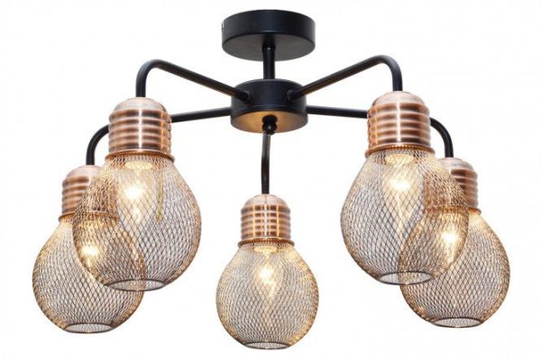 Chandelier TOPLIGHT Grissell 10 sq.m., 53x33x53 cm, E14