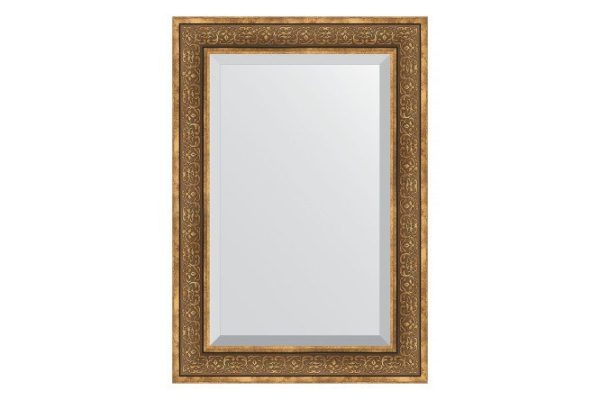 Wall mirror with bevel in a baguette frame EVOFORM Bronze monogram 59x79 cm