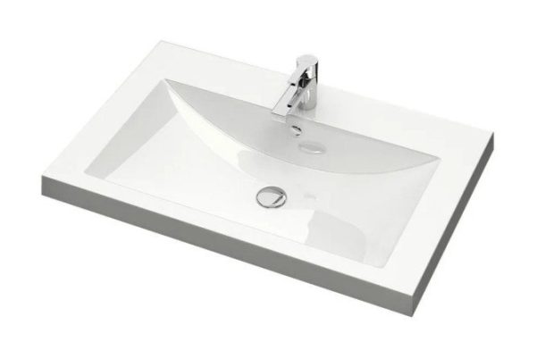 Semi-built-in sink Eva 4548340003 Semi-built-in, 74.5x14x47.5 cm