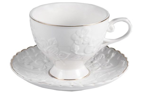 Tea pair Grace for 1 person 220 ml, Porcelain